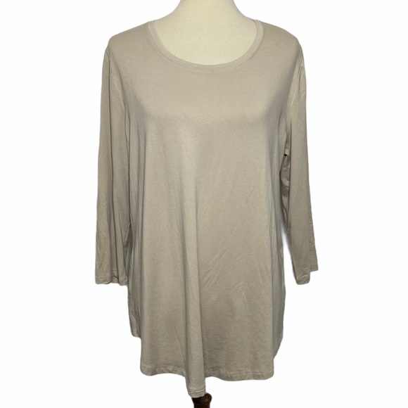 JM Collection Tops - JM Collection 3/4 Sleeve Top